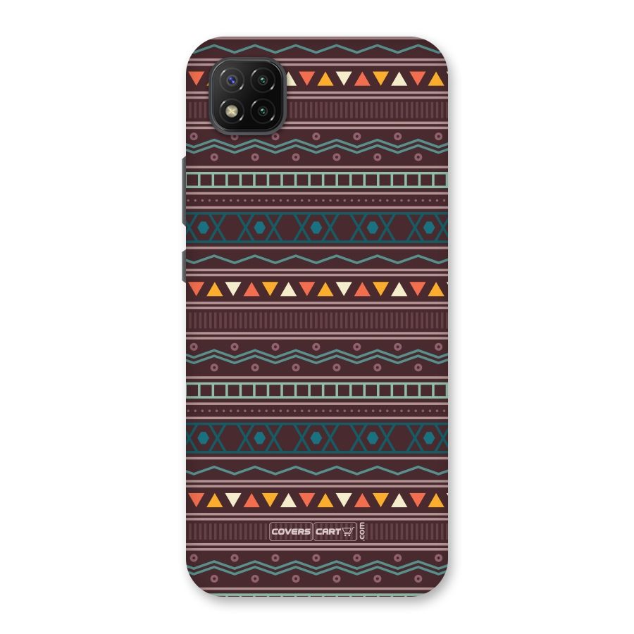 Classic Aztec Pattern Back Case for Poco C3