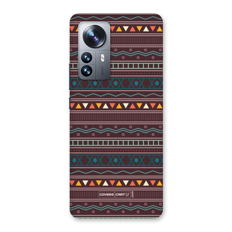 Classic Aztec Pattern Back Case for Xiaomi 12 Pro