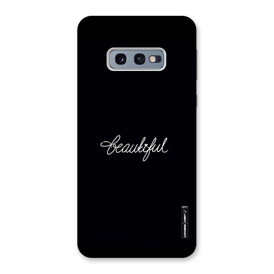 Classic Beautiful Back Case for Galaxy S10e