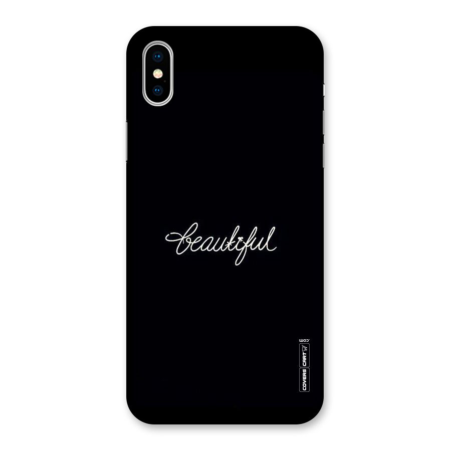 Classic Beautiful Back Case for iPhone XS