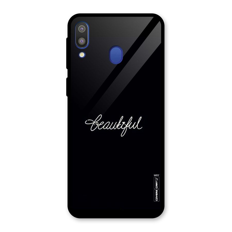 Classic Beautiful Glass Back Case for Galaxy M20