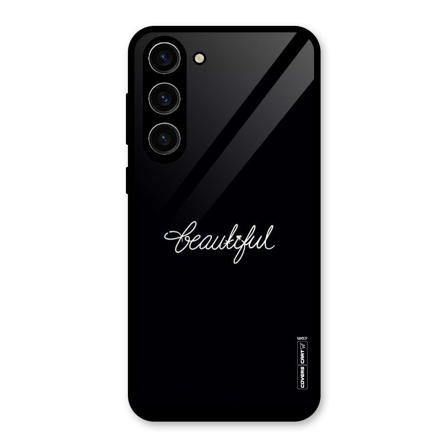 Classic Beautiful Glass Back Case for Galaxy S23 Plus