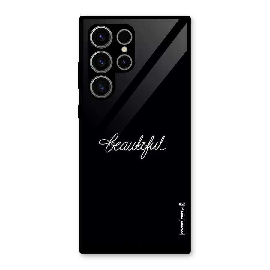 Classic Beautiful Glass Back Case for Galaxy S23 Ultra