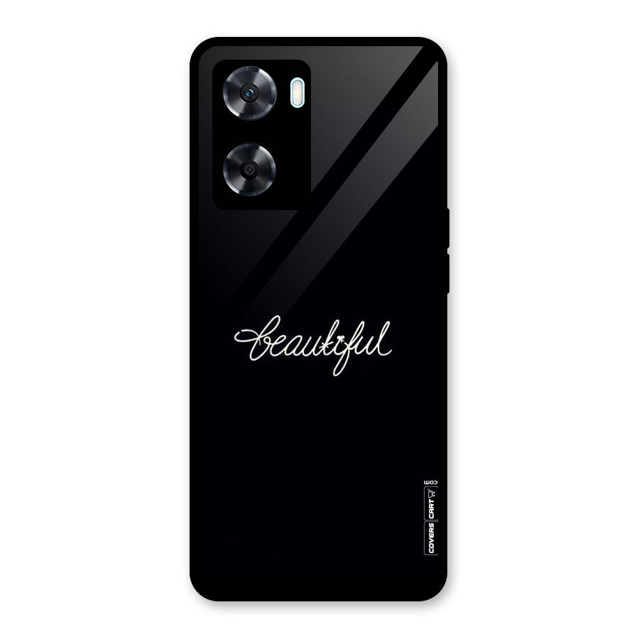 Classic Beautiful Glass Back Case for Oppo A77