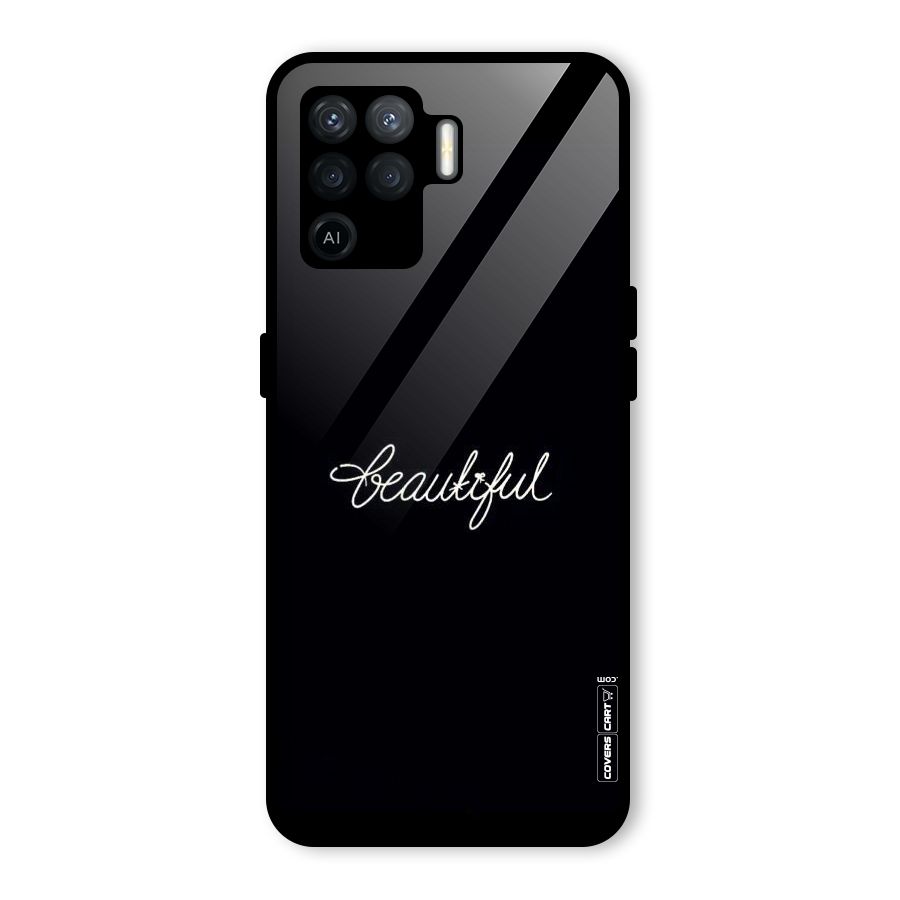 Classic Beautiful Glass Back Case for Oppo F19 Pro