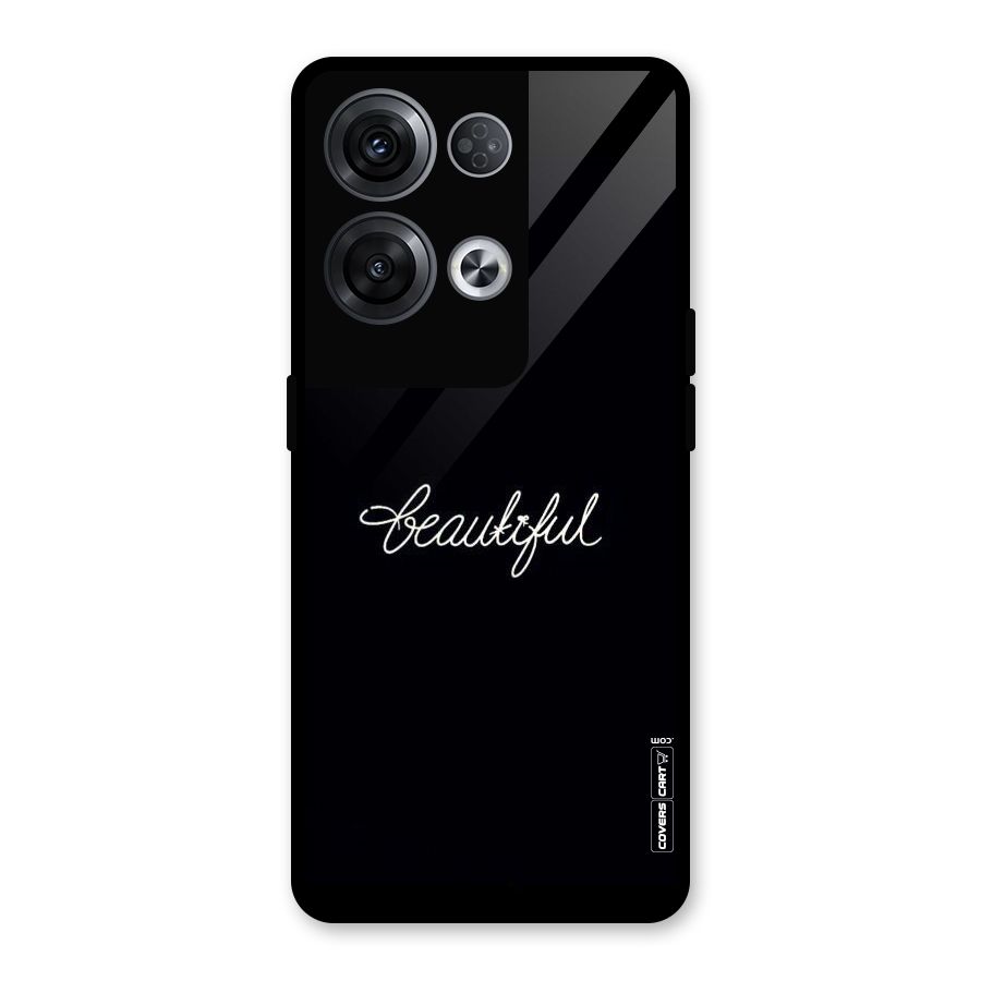 Classic Beautiful Glass Back Case for Oppo Reno8 Pro 5G