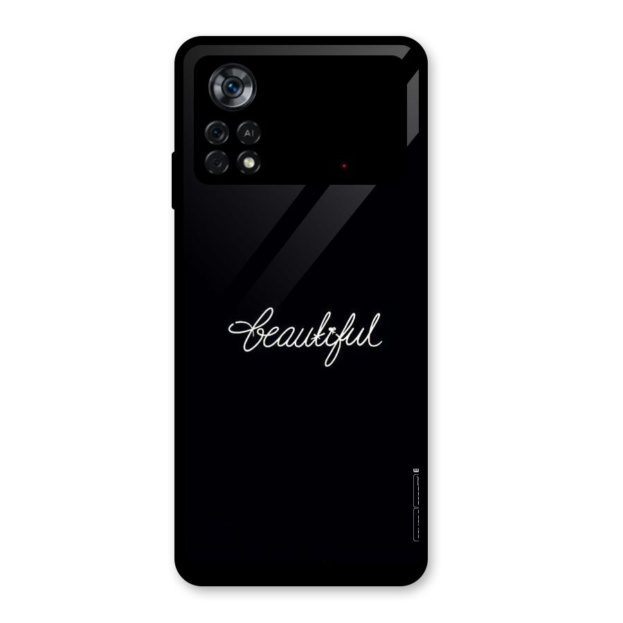 Classic Beautiful Glass Back Case for Poco X4 Pro 5G