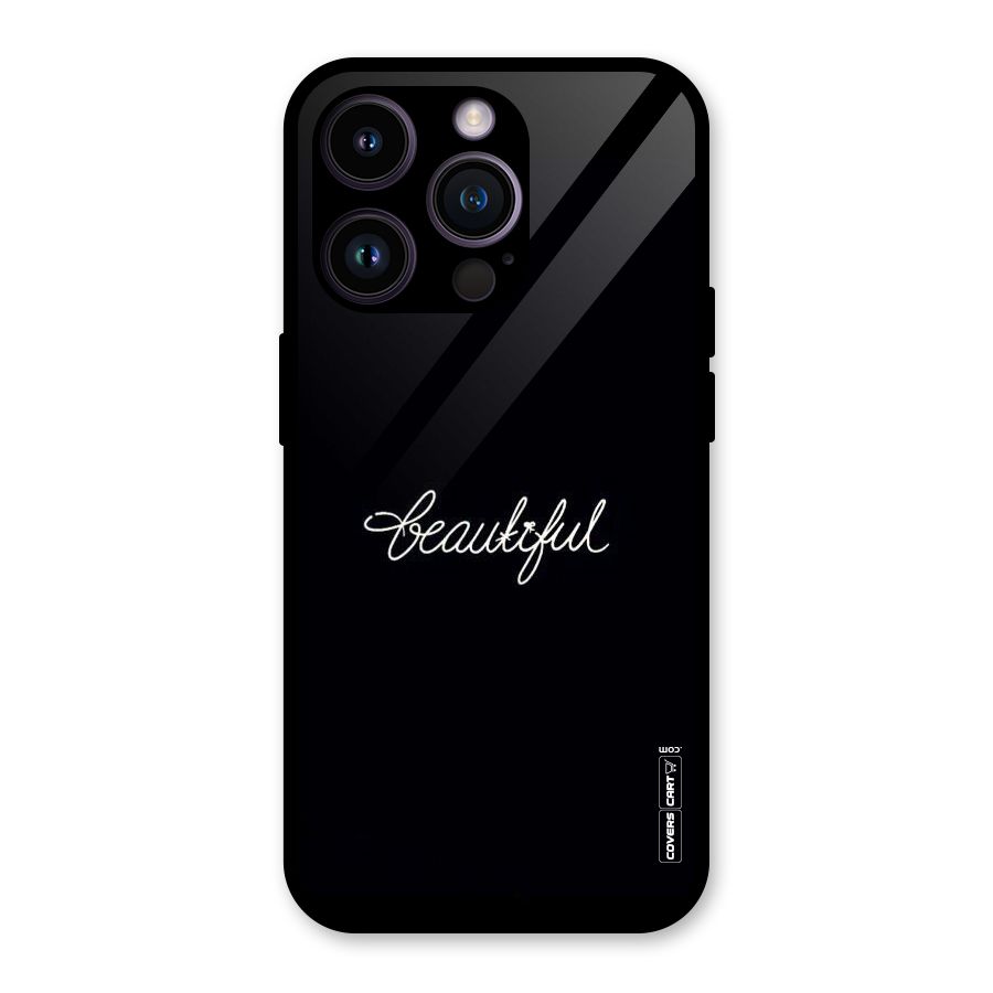 Classic Beautiful Glass Back Case for iPhone 14 Pro