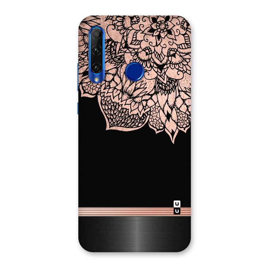 Classic Black Sleak Design Back Case for Honor 20i