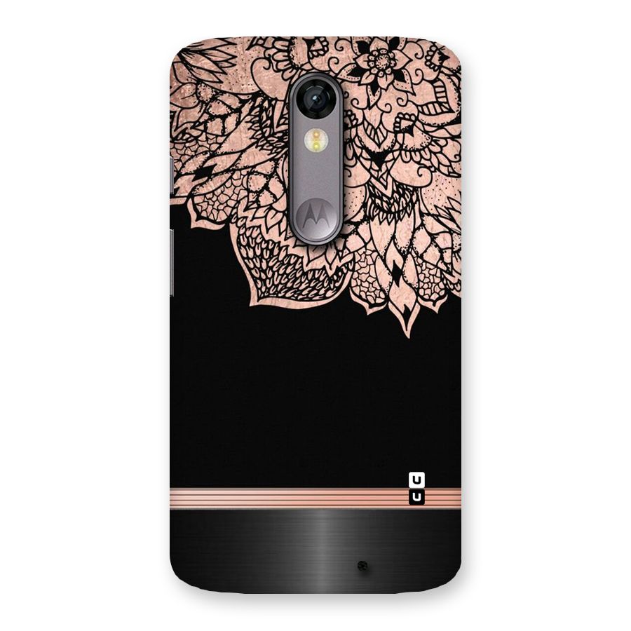 Classic Black Sleak Design Back Case for Moto X Force