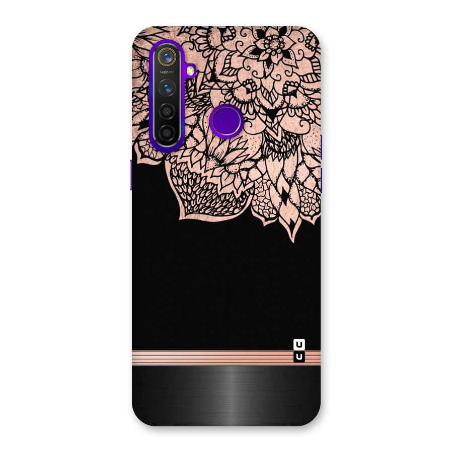Classic Black Sleak Design Back Case for Realme 5 Pro