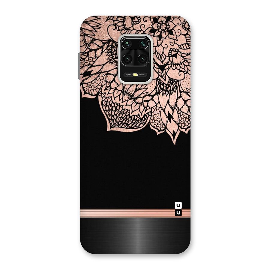 Classic Black Sleak Design Back Case for Redmi Note 9 Pro