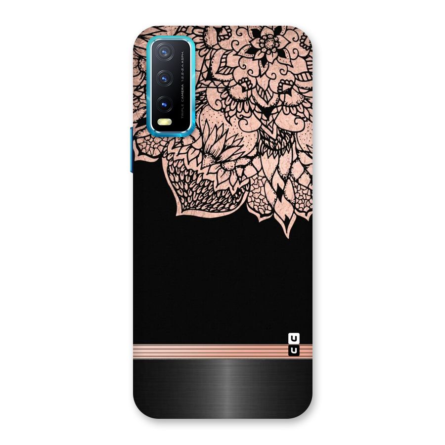 Classic Black Sleak Design Back Case for Vivo Y20