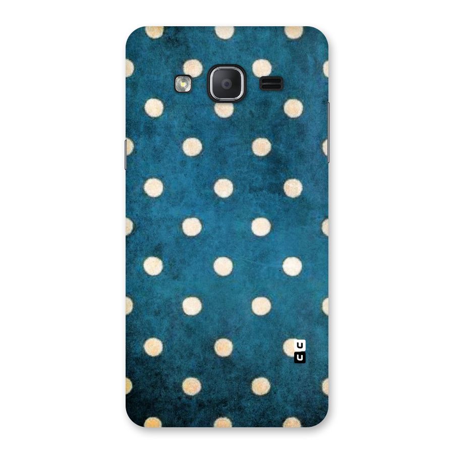 Classic Blue Polka Back Case for Galaxy On7 2015