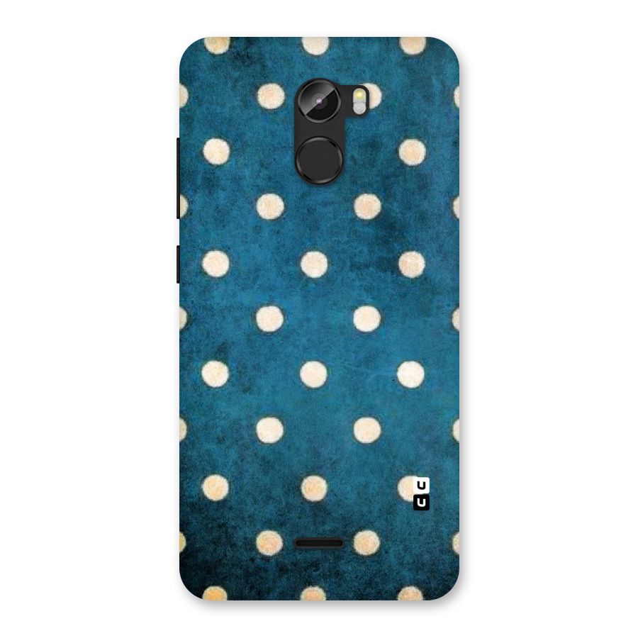 Classic Blue Polka Back Case for Gionee X1