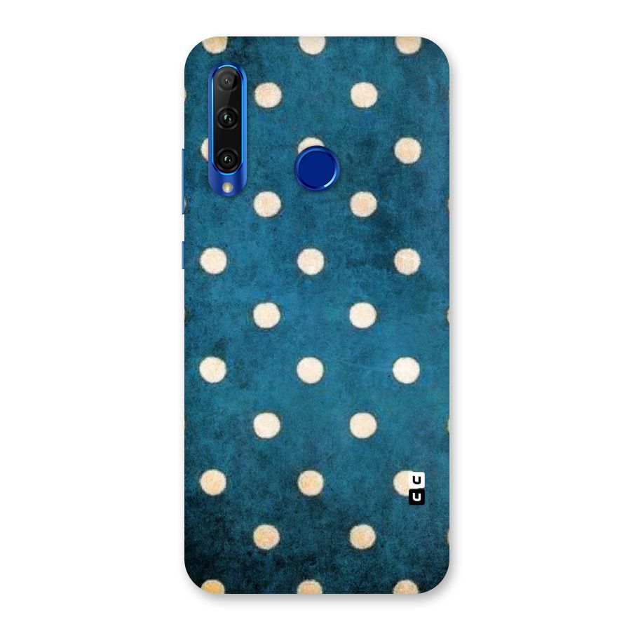 Classic Blue Polka Back Case for Honor 20i