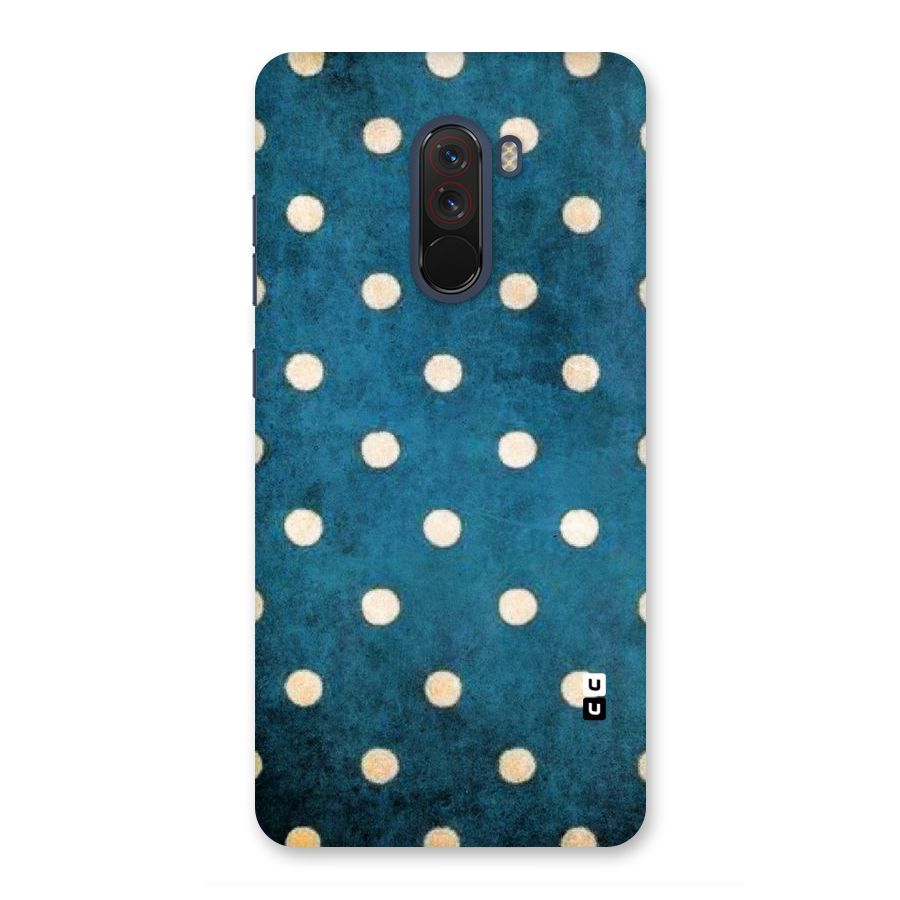 Classic Blue Polka Back Case for Poco F1