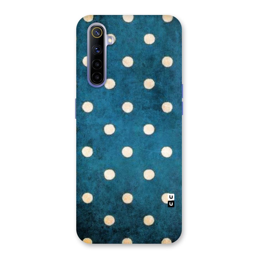 Classic Blue Polka Back Case for Realme 6