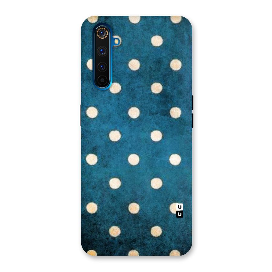 Classic Blue Polka Back Case for Realme 6 Pro
