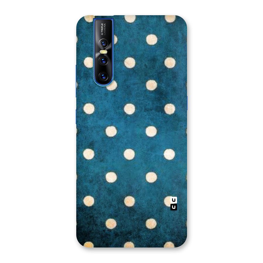 Classic Blue Polka Back Case for Vivo V15 Pro
