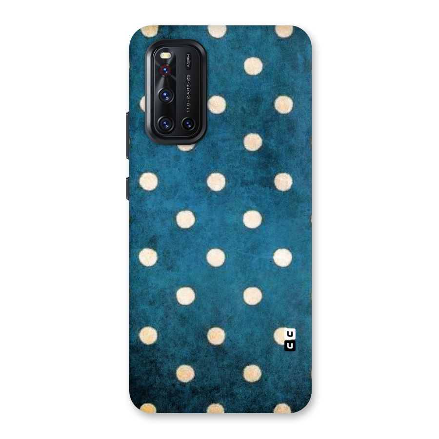 Classic Blue Polka Back Case for Vivo V19