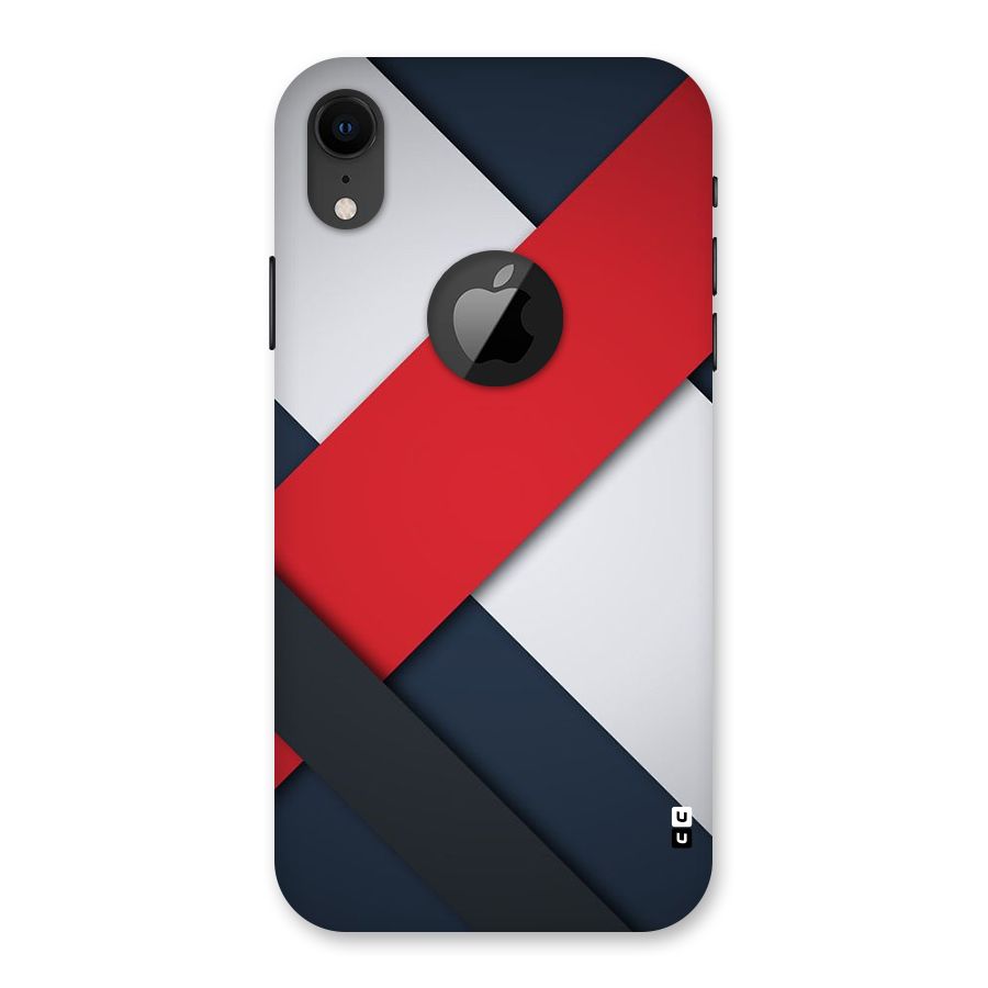 Classic Bold Back Case for iPhone XR Logo Cut