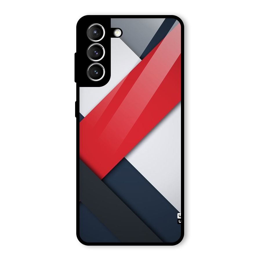 Classic Bold Glass Back Case for Galaxy S21 5G