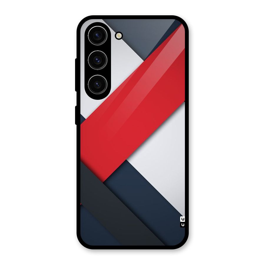 Classic Bold Glass Back Case for Galaxy S23
