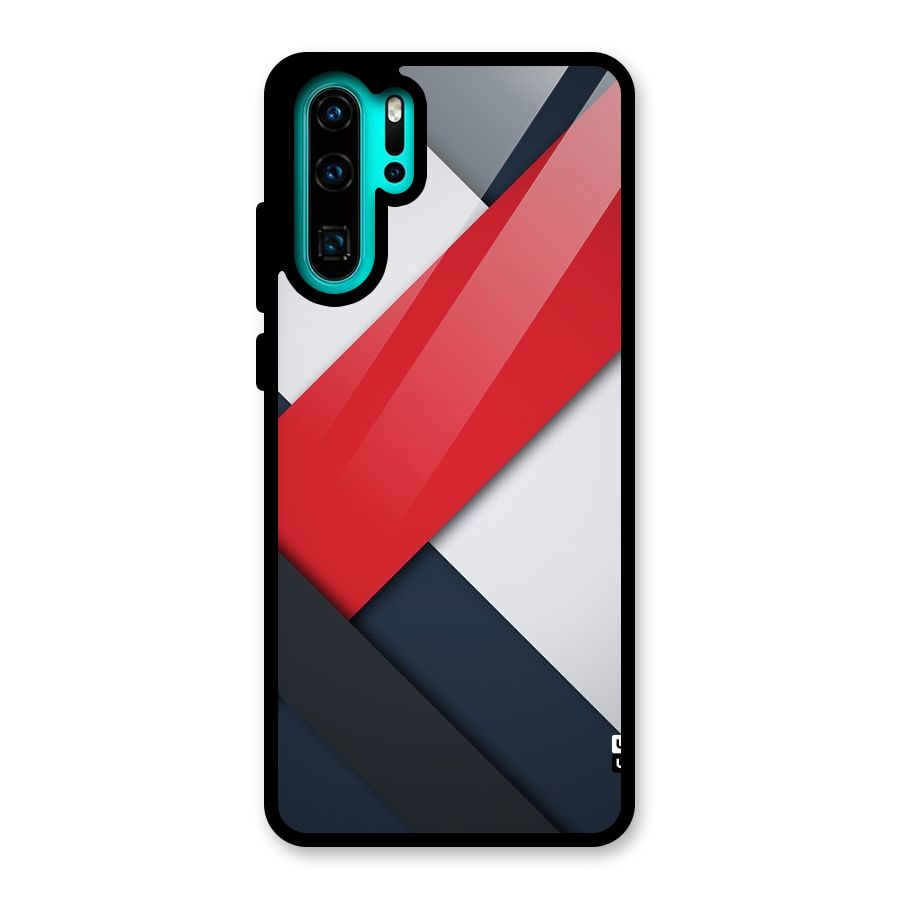 Classic Bold Glass Back Case for Huawei P30 Pro