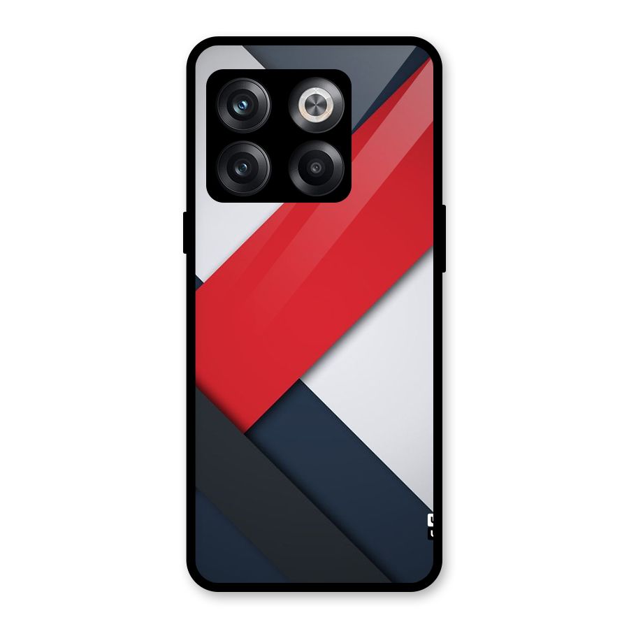 Classic Bold Glass Back Case for OnePlus 10T