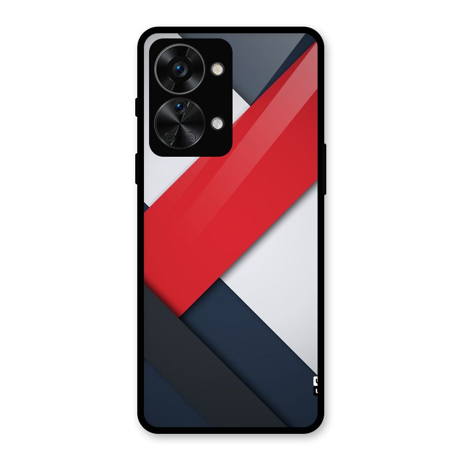 Classic Bold Glass Back Case for OnePlus Nord 2T