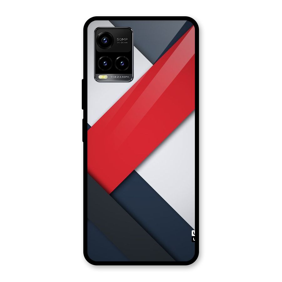 Classic Bold Glass Back Case for Vivo Y21T