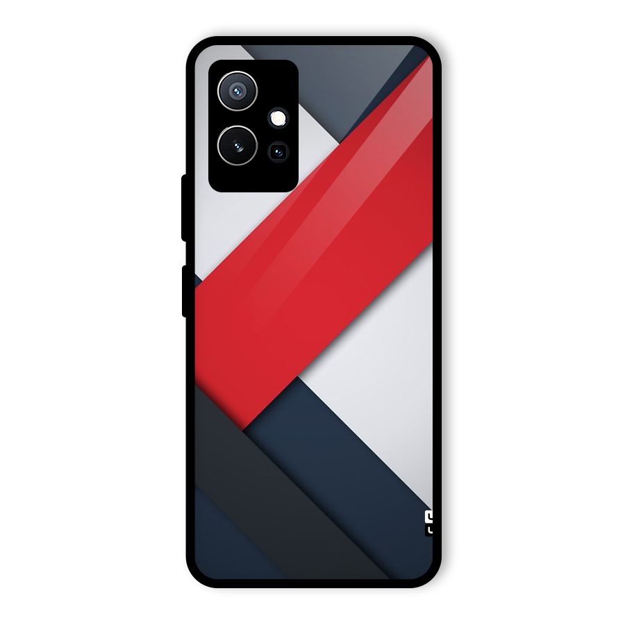 Classic Bold Glass Back Case for Vivo Y75 5G