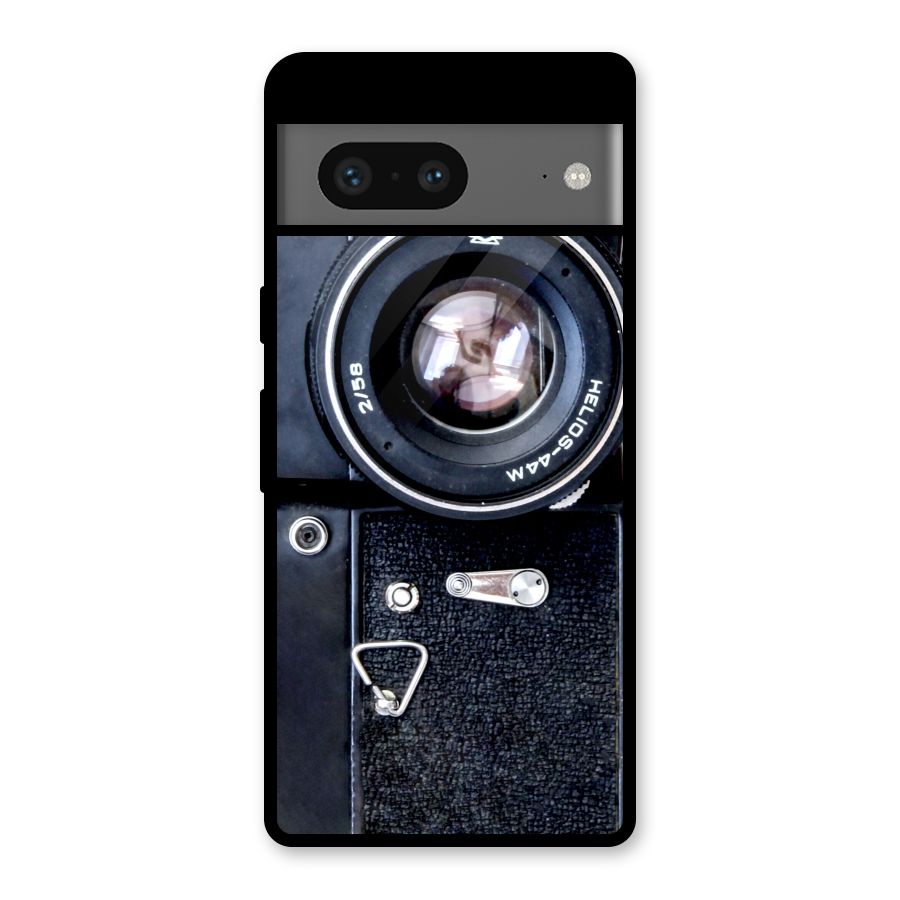 Classic Camera Glass Back Case for Google Pixel 7