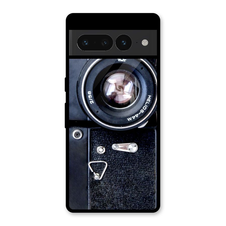 Classic Camera Glass Back Case for Google Pixel 7 Pro