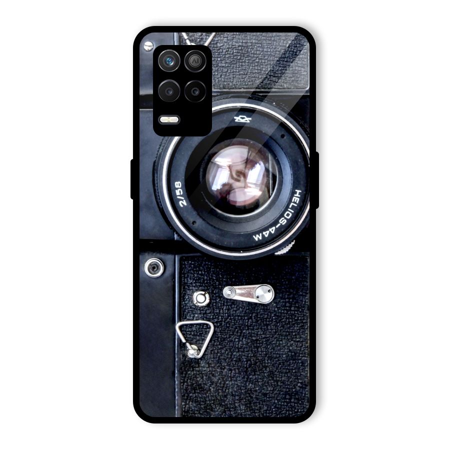 Classic Camera Glass Back Case for Realme 8 5G