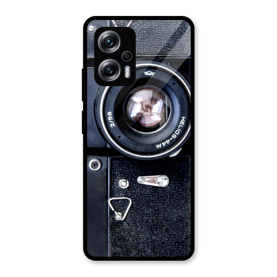 Classic Camera Glass Back Case for Redmi K50i