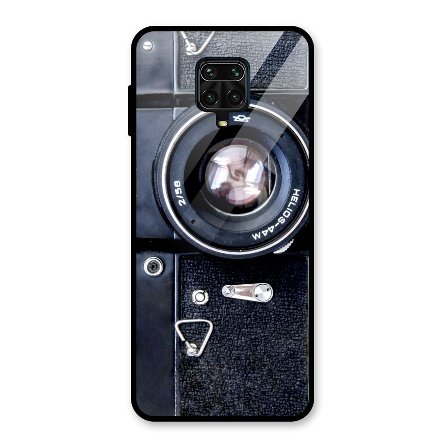 Classic Camera Glass Back Case for Redmi Note 9 Pro Max
