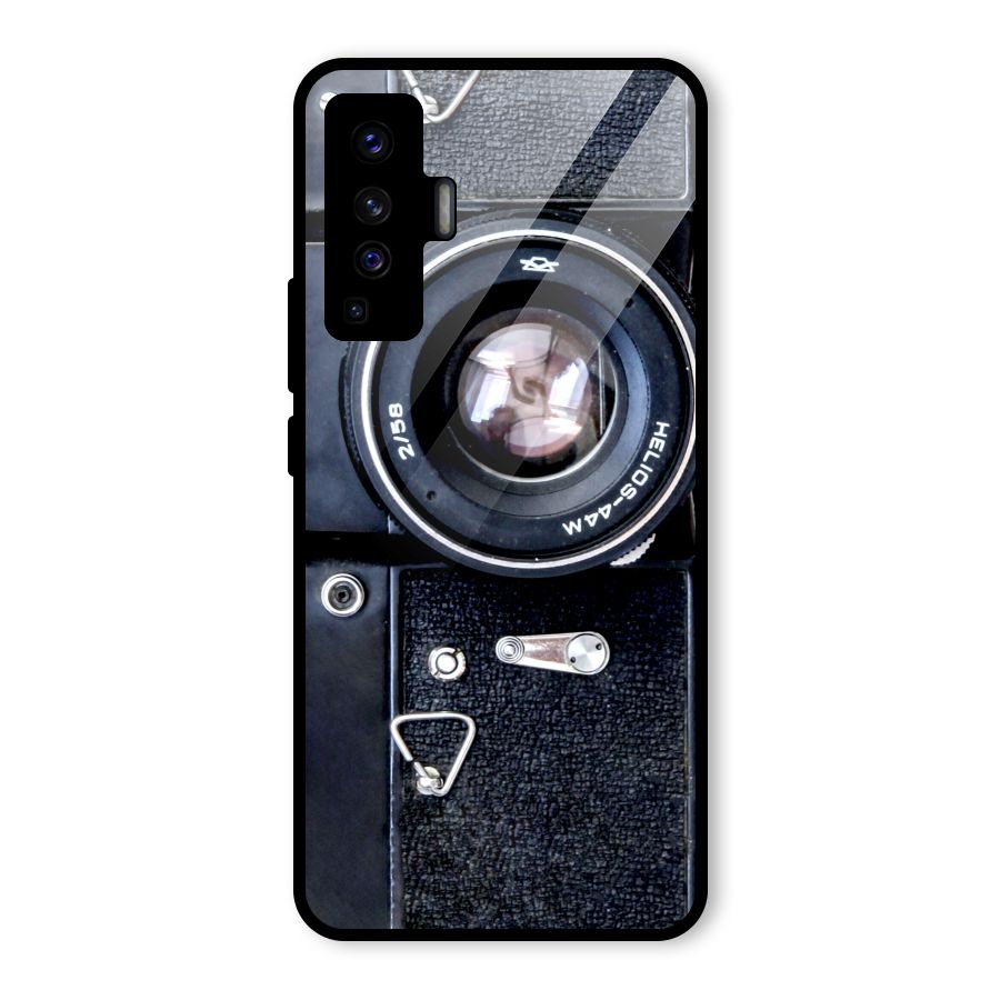 Classic Camera Glass Back Case for Vivo X50