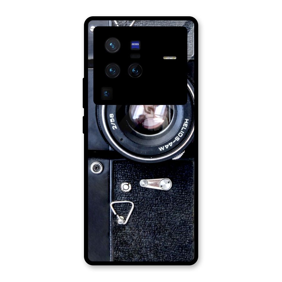 Classic Camera Glass Back Case for Vivo X80 Pro