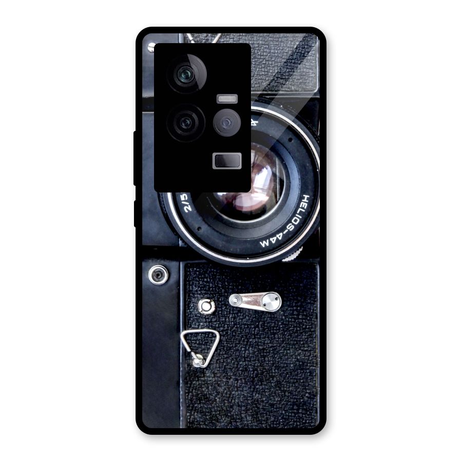 Classic Camera Glass Back Case for Vivo iQOO 11 5G