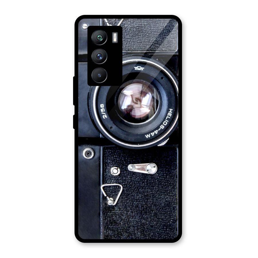 Classic Camera Glass Back Case for Vivo iQOO 9 SE