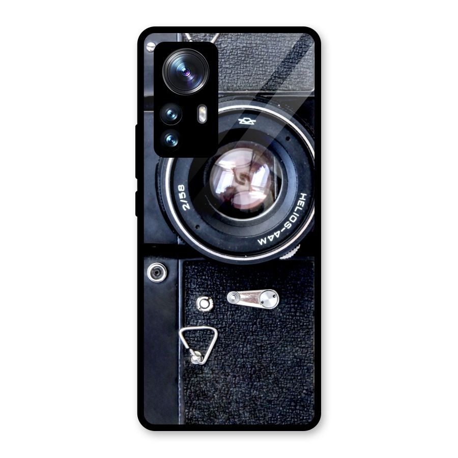 Classic Camera Glass Back Case for Xiaomi 12 Pro