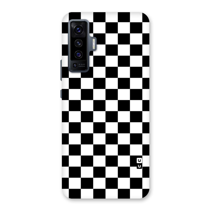 Classic Check Back Case for Vivo X50