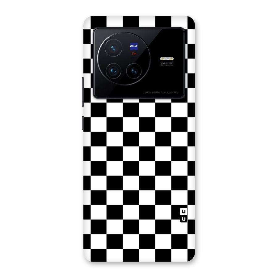 Classic Check Back Case for Vivo X80