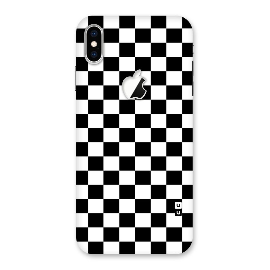 Classic Check Back Case for iPhone XS Max Apple Cut