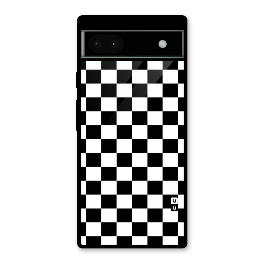 Classic Check Glass Back Case for Google Pixel 6a