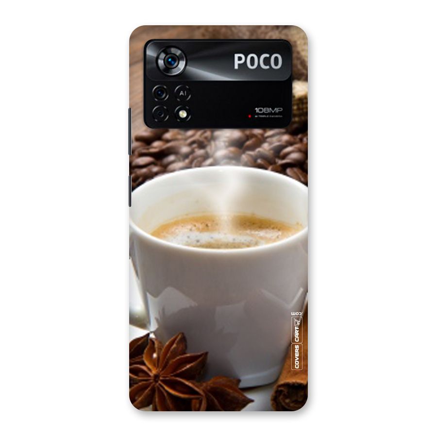 Classic Coffee Beans Back Case for Poco X4 Pro 5G