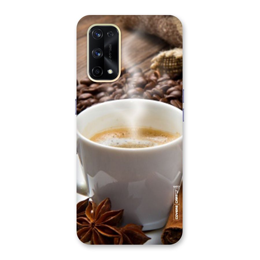 Classic Coffee Beans Glass Back Case for Realme X7 Pro