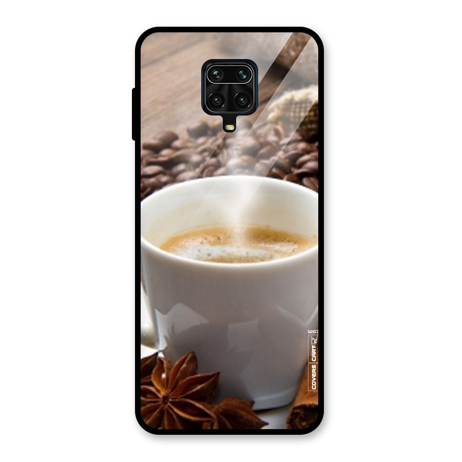 Classic Coffee Beans Glass Back Case for Redmi Note 10 Lite